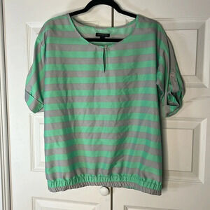 Banana Republic Factory Striped Top Medium